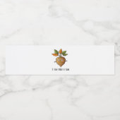 Ich Yam, was ich lese Niedlich und gemütlich Autum Wasserflaschenetikett (Einzelnes Label)