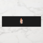 Ich Yam, was ich Yam bin - Tanzen Süßkartoffel als Wasserflaschenetikett (Einzelnes Label)