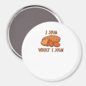 Ich Yam, was ich Yam Classic Funny Basic Magnet (Vorderseite/Rückseite)