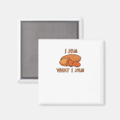 Ich Yam, was ich Yam Classic Funny Basic Magnet (Vorderseite/Rückseite)
