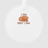 Ich Yam, was ich Yam Classic Funny Basic Ornament (Vorderseite)