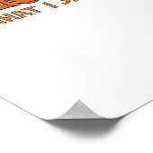 Ich Yam, was ich Yam Classic Funny Basic Poster (Ecke)