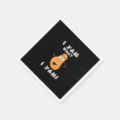 Ich Yam Was ich Yam Classic Funny Meme Serviette (Ecke)