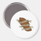 Ich Yam, was ich Yam Classic Quote Funny Magnet (Vorderseite/Rückseite)