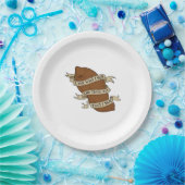 Ich Yam, was ich Yam Classic Quote Funny Pappteller (Party)