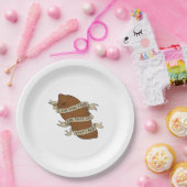 Ich Yam, was ich Yam Classic Quote Funny Pappteller (Party)