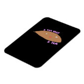 Ich Yam, was ich Yam Classic Trendy Magnet (Linke Seite)