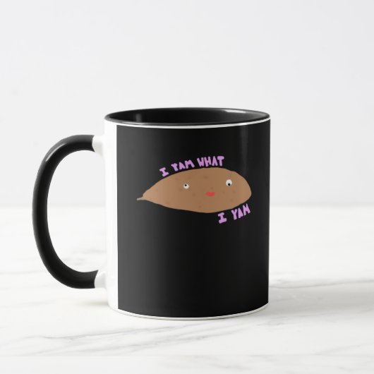 Ich Yam, was ich Yam Classic Trendy Tasse (Links)