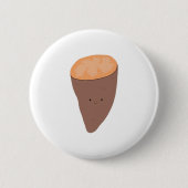 Ich Yam, was ich Yam Classic Trendy Zitat Button (Vorderseite)