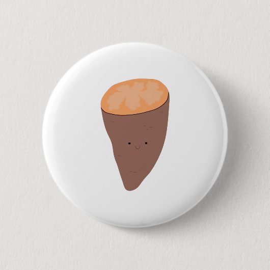 Ich Yam, was ich Yam Classic Trendy Zitat Button (Vorderseite)