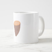Ich Yam, was ich Yam Classic Trendy Zitat Jumbo-Tasse (Vorderseite Rechts)