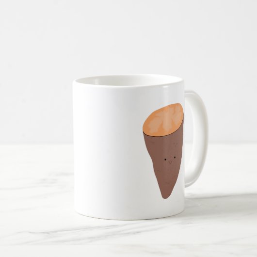Ich Yam, was ich Yam Classic Trendy Zitat Kaffeetasse (VorderseiteRechts)