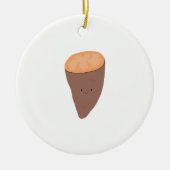 Ich Yam, was ich Yam Classic Trendy Zitat Keramik Ornament (Vorne)