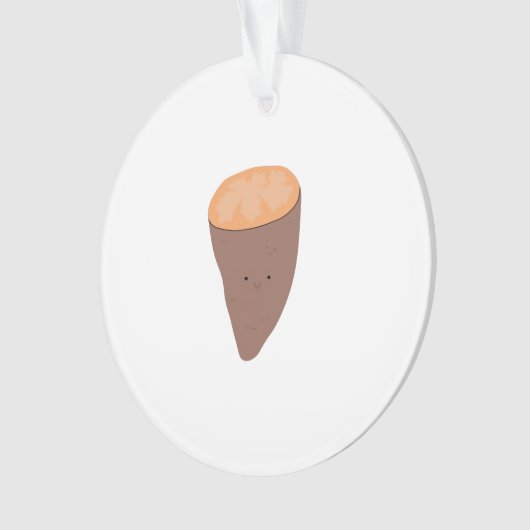 Ich Yam, was ich Yam Classic Trendy Zitat Ornament (Vorderseite)