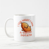 Ich Yam, was ich Yam, ein süßer Kartoffelklassiker Kaffeetasse (Links)