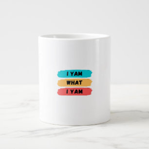 Ich Yam, was ich Yam Funny Classic Jumbo-Tasse