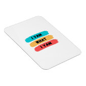 Ich Yam, was ich Yam Funny Classic Magnet (Rechte Seite)