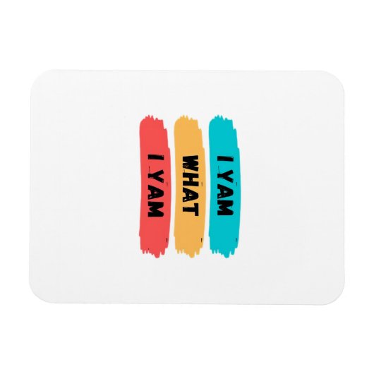 Ich Yam, was ich Yam Funny Classic Magnet (Horizontal)