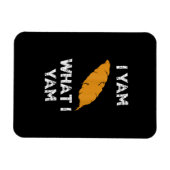 Ich Yam, was ich Yam Funny Erntedank Magnet (Horizontal)