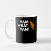 Ich Yam, was ich Yam Funny Food Lover Classic Kaffeetasse (Links)