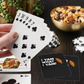 Ich Yam, was ich Yam Funny Food Lover Classic Spielkarten (In Situ)
