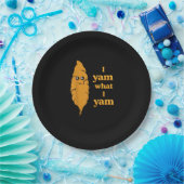 Ich Yam, was ich Yam Funny Pappteller (Party)