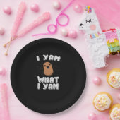 Ich Yam, was ich Yam Funny Potato Pub Erntedank Pappteller (Party)