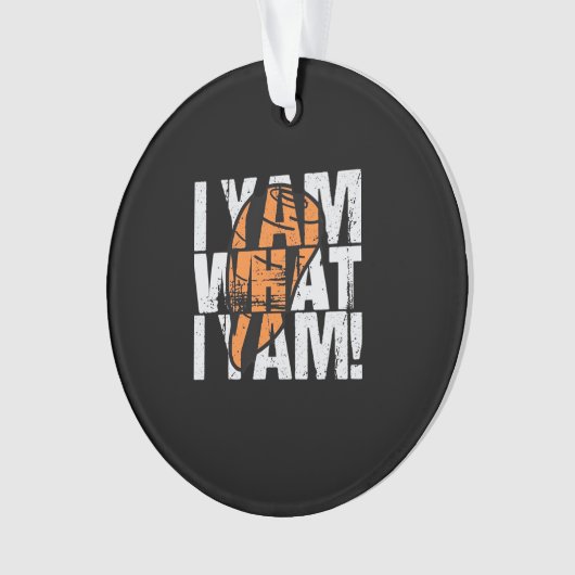 Ich Yam, was ich Yam Funny Zitat Ornament (Vorderseite)