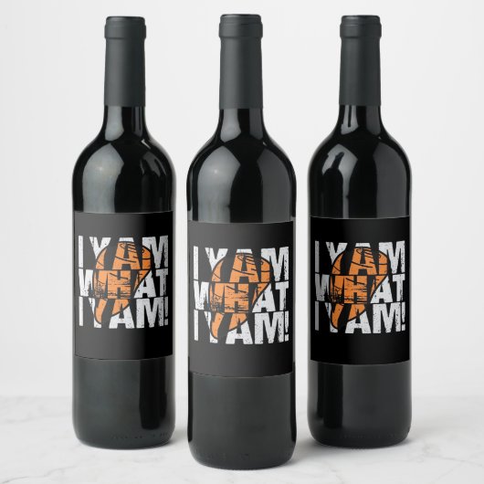 Ich Yam, was ich Yam Funny Zitat Weinetikett (Flaschen)