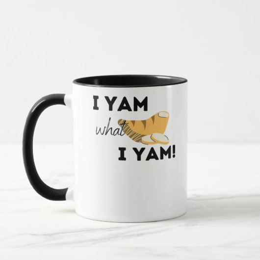 Ich Yam, was ich Yam! Klassisch Tasse (Links)