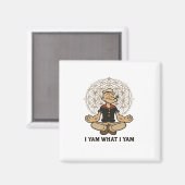 Ich Yam, was ich Yam Meme Zitat Magnet (Vorderseite/Rückseite)