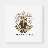 Ich Yam, was ich Yam Meme Zitat Magnet (Vorne)