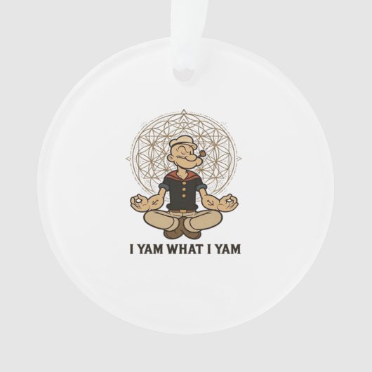 Ich Yam, was ich Yam Meme Zitat Ornament (Vorderseite)