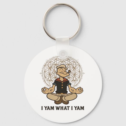 Ich Yam, was ich Yam Meme Zitat Schlüsselanhänger (Vorderseite)