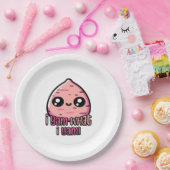 Ich Yam, was ich Yam! Niedlich Yam Pun Classic Pappteller (Party)