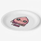 Ich Yam, was ich Yam! Niedlich Yam Pun Classic Pappteller (Schrägansicht)