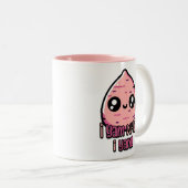 Ich Yam, was ich Yam! Niedlich Yam Pun Zweifarbige Tasse (VorderseiteRechts)