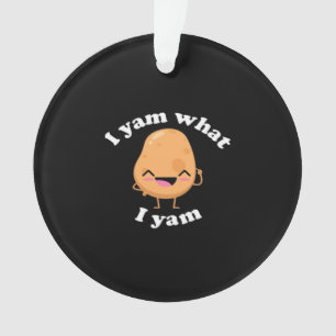 Ich Yam, was ich Yam, Niedlicher vegetarischer Ern Ornament