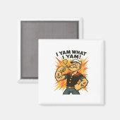 Ich Yam, was ich Yam Popeye Cartoon Zitat Classic Magnet (Vorderseite/Rückseite)