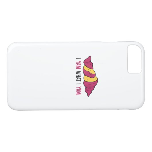 Ich Yam, was ich Yam Sweet Potato Case-Mate iPhone Hülle (Rückseite (Horizontal))