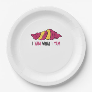 Ich Yam, was ich Yam Sweet Potato Pappteller