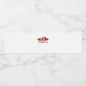 Ich Yam, was ich Yam Sweet Potato Wasserflaschenetikett (Einzelnes Label)