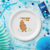 Ich Yam, was ich Yam Trendy Basic Pappteller (Party)