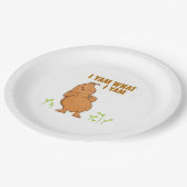 Ich Yam, was ich Yam Trendy Basic Pappteller (Schrägansicht)