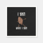 Ich Yam, was ich Yam Trendy Basic Serviette (Vorderseite)