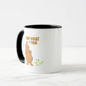 Ich Yam, was ich Yam Trendy Basic Tasse (Vorderseite Links)