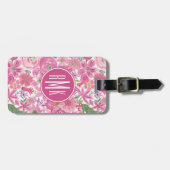 Ich zacke Aquarell-Blumenmuster aus Gepäckanhänger (Vorderseite horizontal)