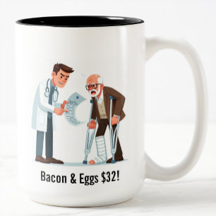 Ich zahle NICHTS dafür!  Zweifarbige Tasse