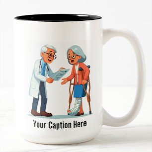 Ich zahle NICHTS dafür! Zweifarbige Tasse