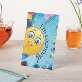 Ich zähle Stehendes Zeichen für Crochet oder Knitt Sockelschild (In SItu)